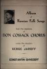 Album of Russian Folk Songs - Don Cossack Chorus Serge Jaroff (    -    ) (max)