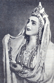 Nadezhda Semenovna Chubenko - Gorislava, opera "Ruslan and Lyudmila", music. M.I. Glinka. The photo. (   - ,  "  ", . .. . .) (Belyaev)