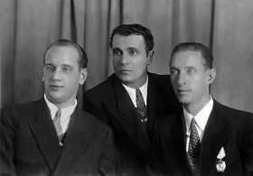Boris Ivanovich Shashin, Alexander Terentyevich Zuev and Vyacheslav Ivanovich Medvedev (  ,       ) (Modzele)