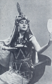 M.P. Maksakova. Amneris. ("Aida" by Verdi). Moscow. 1923. Photography. (.. . . ("" ). . 1923 . .) (Belyaev)