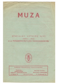 Muza -    (Muza - Specjalny Katalog Płyt) (Jurek)