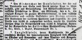 Don Cossack Chorus Serge Jaroff - Neues Wiener Tagblatt 01.07.1923 (max)