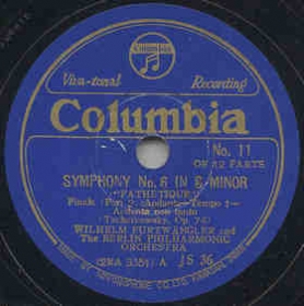 Part 11 (11- ), symphony piece (Symphony Sixth) (Zonofon)