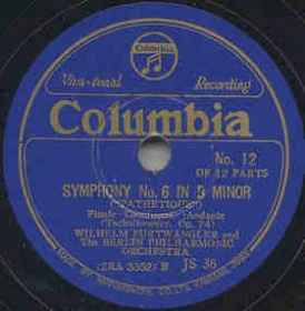 Part 12 (12- ), symphony piece (Symphony Sixth) (Zonofon)