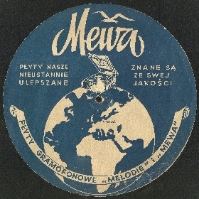    "Mewa"  "Melodje" (Reklamowy, stroboskopowy kalibrator obrotów "Mewa" i "Melodje"),  (crooner)