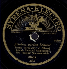 Pardon, Senoras pardon (Pardon, pardon Senora), tango (Jurek)