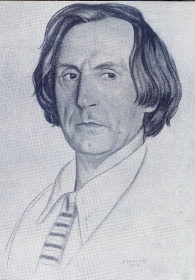 Ivan Vasilievich Ershov. Drawing B. Kustodiev. 1922 (Belyaev)