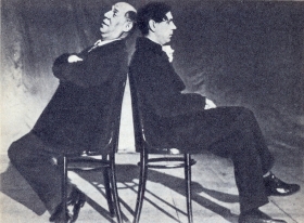B. Borisov and N. Smirnov-Sokolsky. The photo. (Б. Борисов и Н. Смирнов-Сокольский. Фотография.) (Belyaev)
