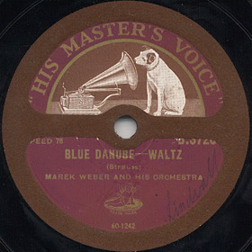 The Blue Danube, waltz (Zonofon)