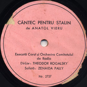 Song about Stalin (Cântec pentru Stalin) (Versh)