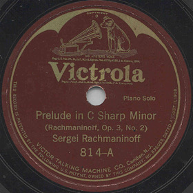 Prelude in C Sharp Minor,  op.3, No.2 ( - , op.3, No.2), solo piece (Zonofon)