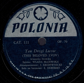 The dear Lwow (Ten drogi Lwów), song (Jurek)