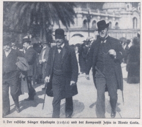 Шаляпин в Монте-Карло 1912 год (Zonofon)