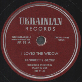 I loved the widow (  ), folk song (ckenny)