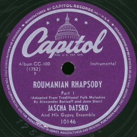 Rumanian Rhapsody, part 1, medley (bernikov)